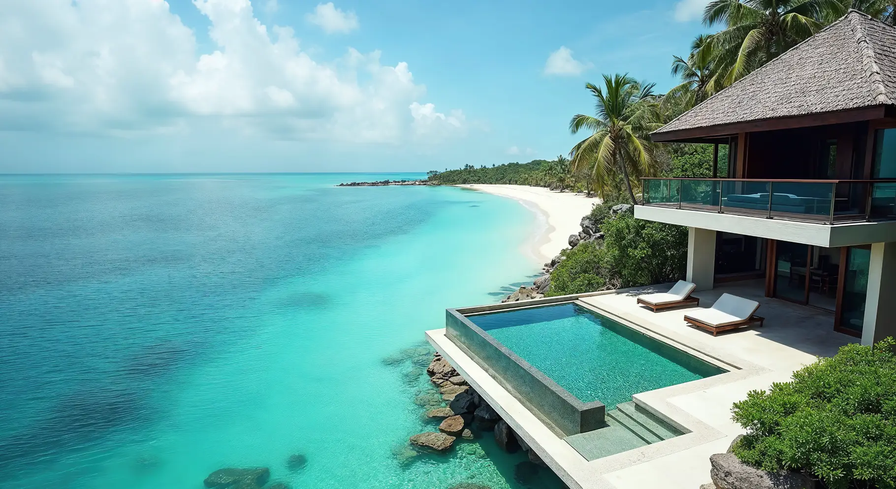 Plage paradisiaque Nosy Be Madagascar - Harena Immo